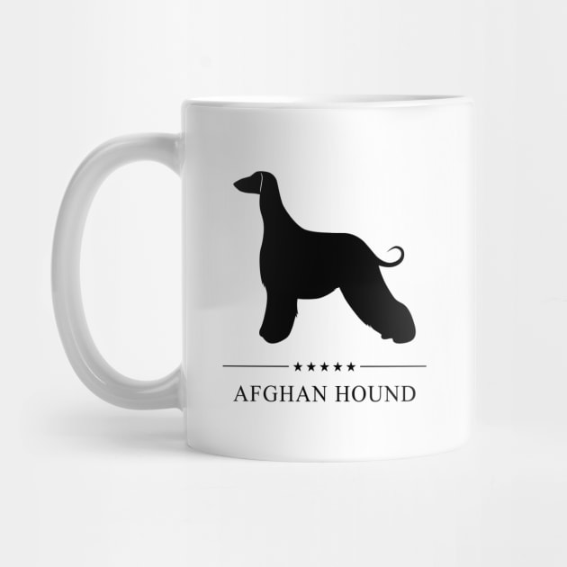 Afghan Hound Black Silhouette by millersye